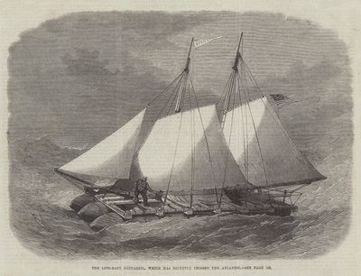 La balsa salvavidas Nonpareil, que recientemente cruzó el Atlántico de Edwin Weedon